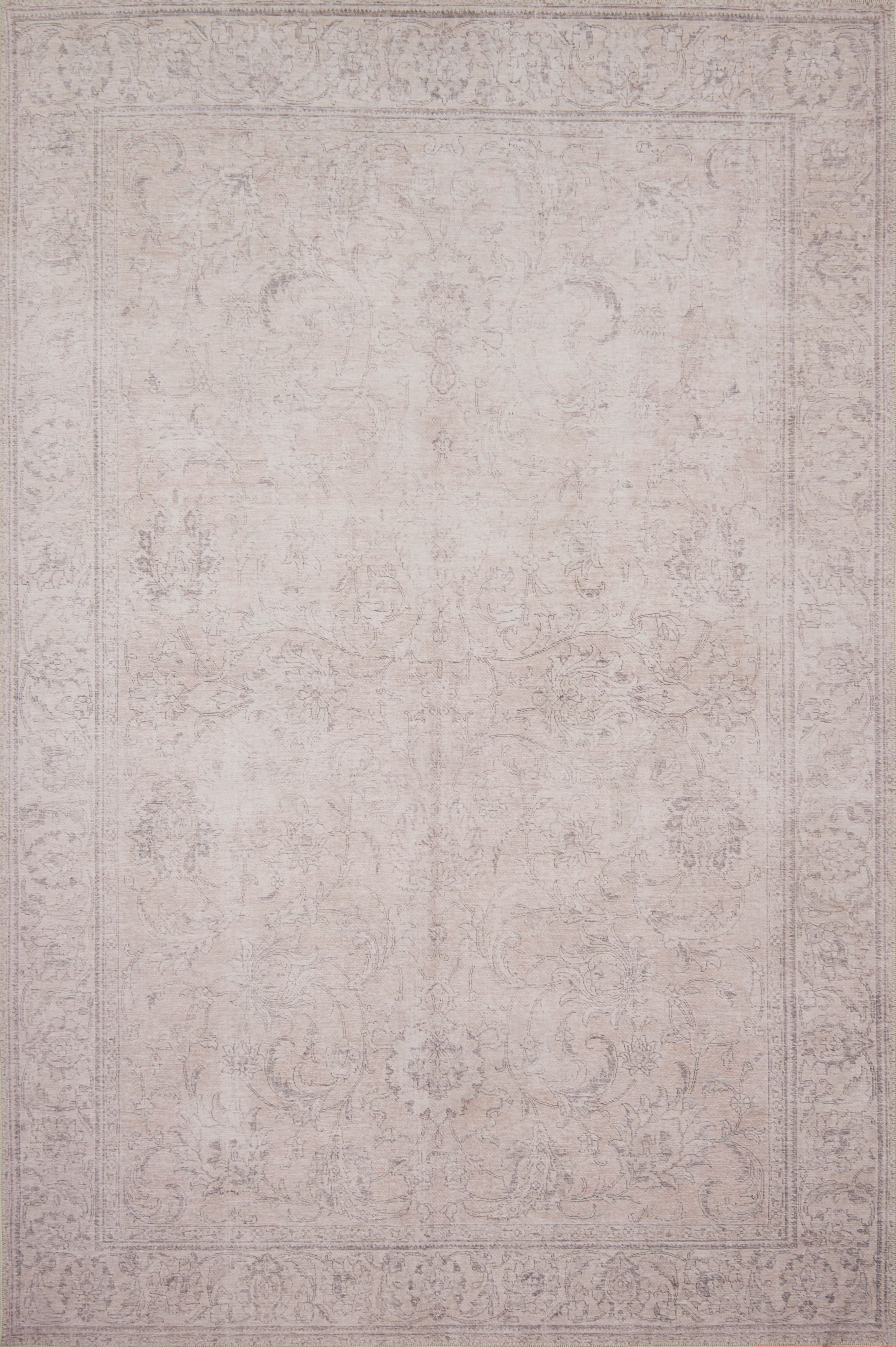 Loloi Loren Collection LQ-12 Sand Oriental Area Rug 2'-6" x 7'-6"