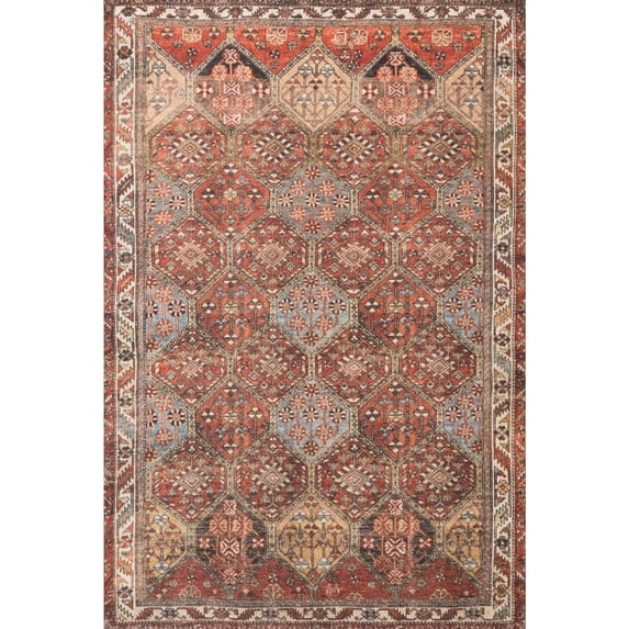 Loloi II Loren Collection LQ-16 Spice / Multi Oriental Area Rug 2'-3" x 3'-9"