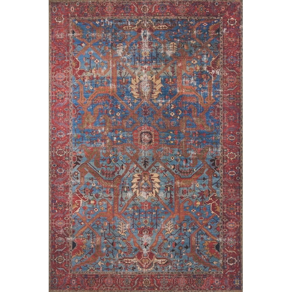 Loloi II Loren Traditional Oriental Area Rug, 1' x 1'