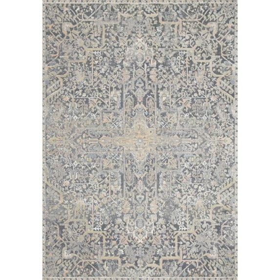 Loloi II Lucia Oriental Charcoal / Multi Area Rug