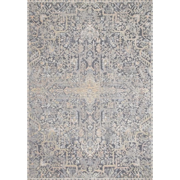 Loloi II Lucia Oriental Charcoal / Multi Area Rug