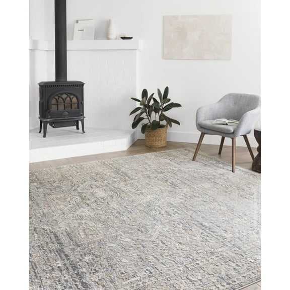 Loloi II Lucia Oriental Grey / Sunset Area Rug
