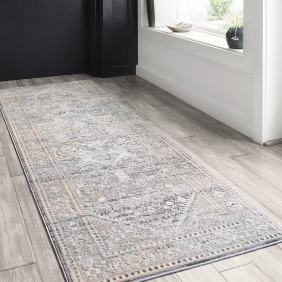 Loloi Lucia Oriental Grey / Sunset Area Rug
