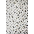 thumbnail image 1 of Loloi II Maddox Printed Cowhide Patchwork Grey / Mocha Area Rug, 1 of 5