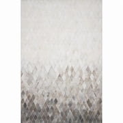 Loloi Maddox Printed Cowhide Patchwork Sand / Taupe Area Rug
