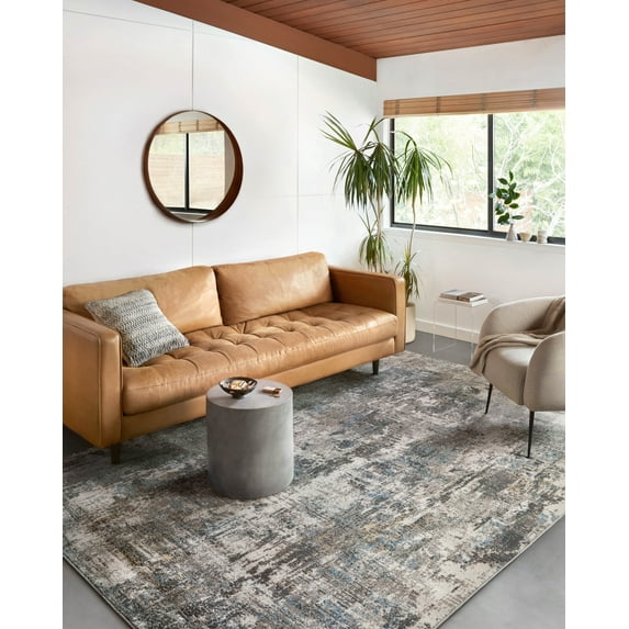 Loloi Maeve Collection MAE-02 Slate / Mist, Abstract Area Rug 11'-6" x 15'-5"