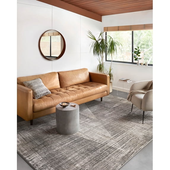 Loloi Maeve Collection MAE-04 Granite / Gold, Abstract Area Rug 7'-10" x 10'-4"