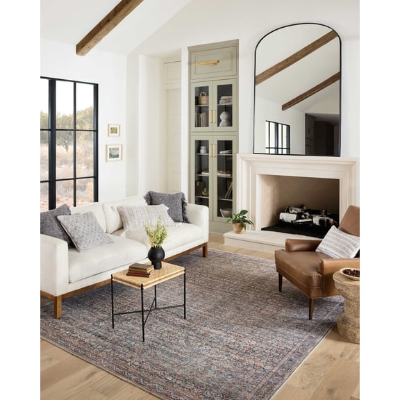 Loloi II Margot Denim / Multi 2'-0" x 5'-0" Accent Rug