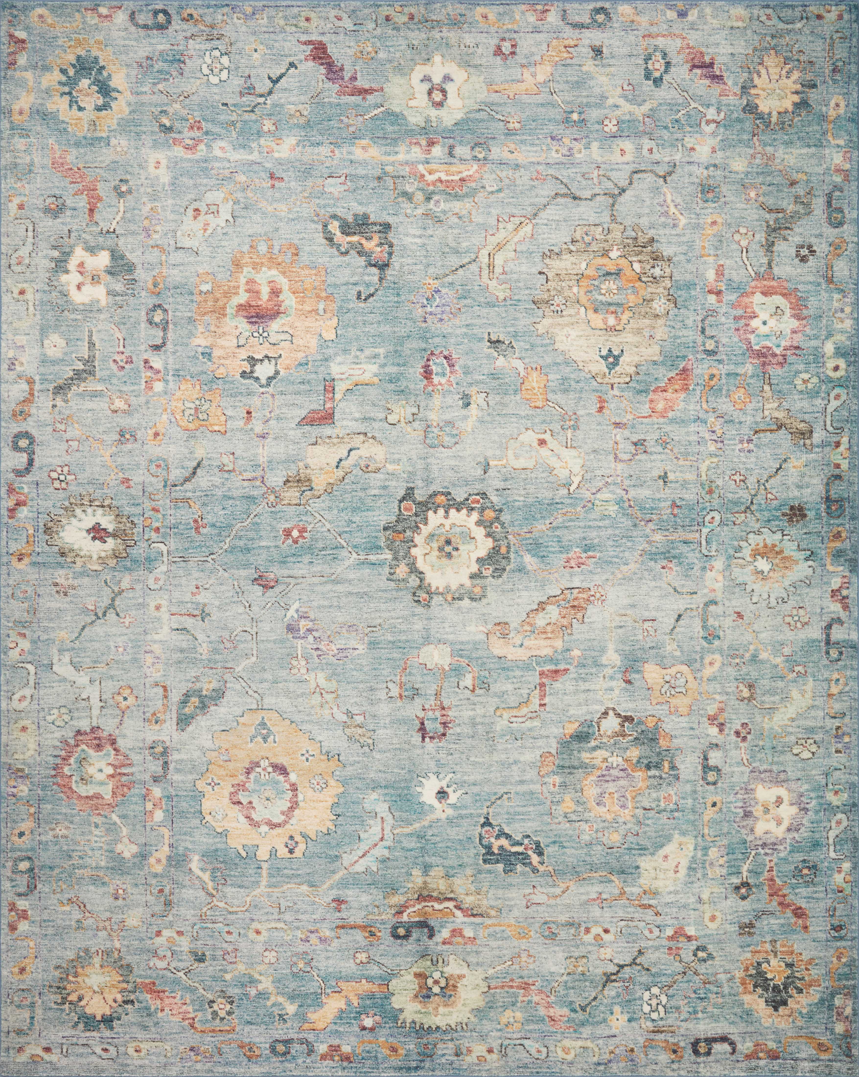 Loloi Margot Denim / Multi 2'-3" X 3'-9" Accent Rug