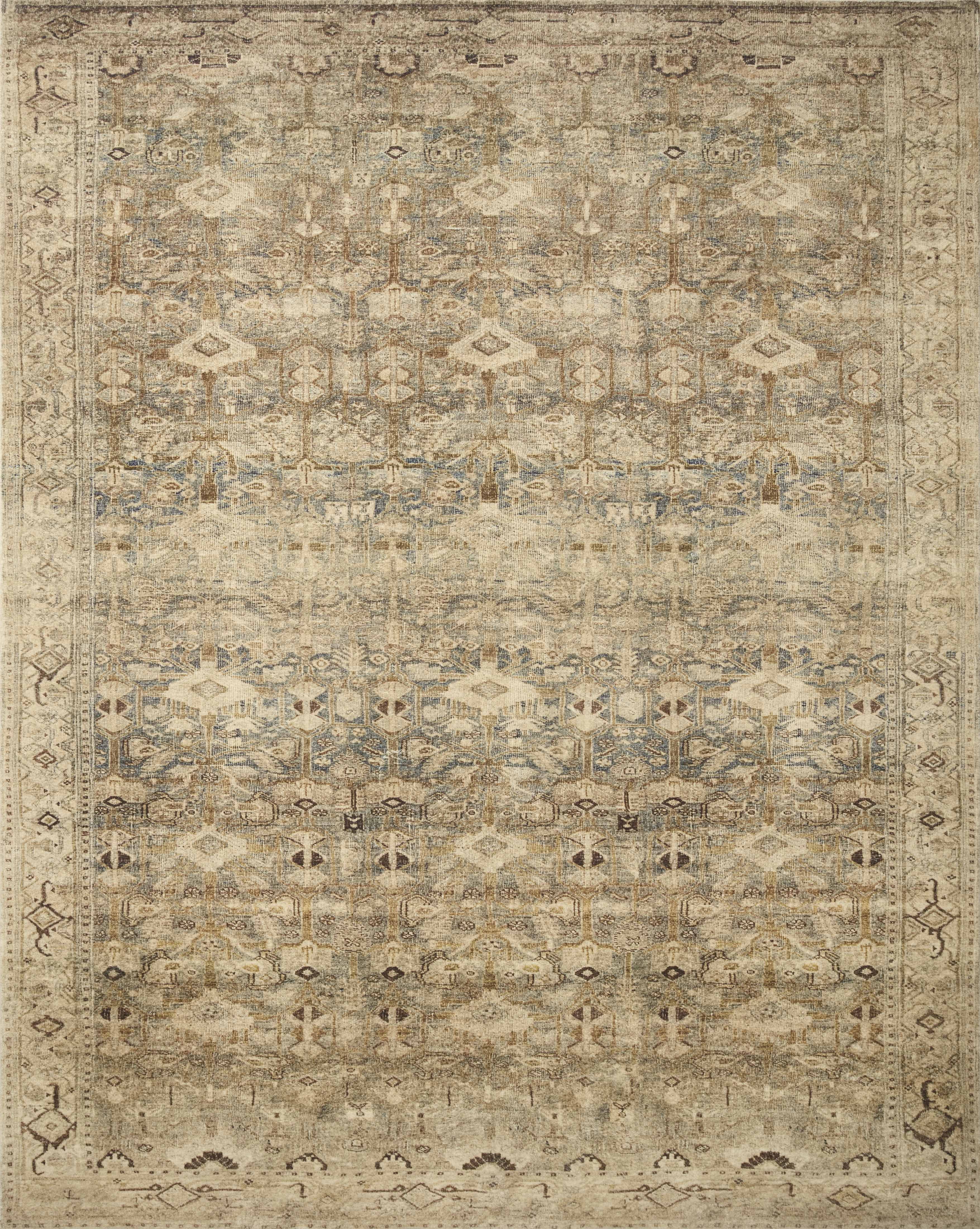 Ivory 8' x 10' Rectangular Easy Care Synthetic Rug