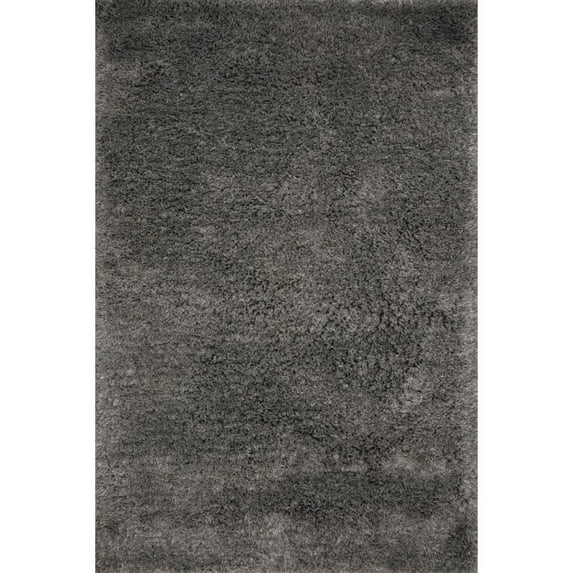 Loloi Mila Shag Solid Charcoal Area Rug