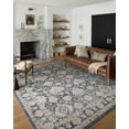 thumbnail image 1 of Loloi Monroe Charcoal / Natural 5'-3" x 7'-9" Area Rug, 1 of 8