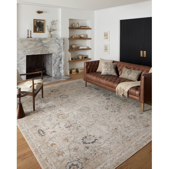 Loloi Monroe Natural / Multi 2'-6" x 4'-0" Accent Rug