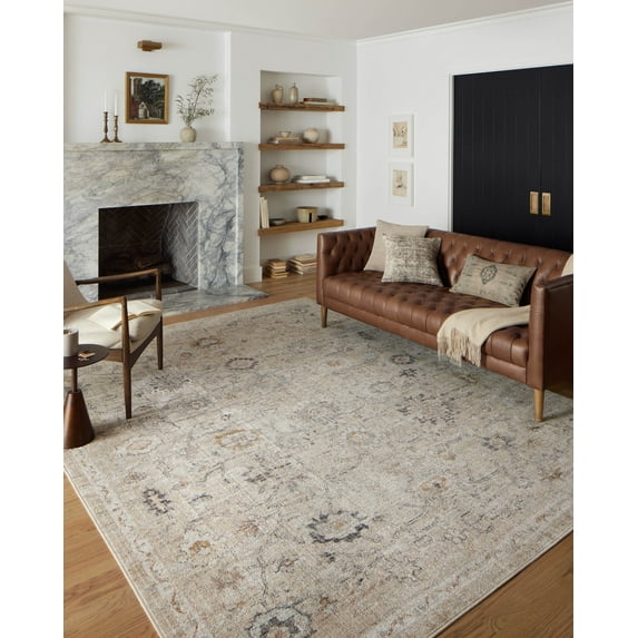 Loloi Monroe Natural / Multi 3'-9" x 5'-9" Accent Rug