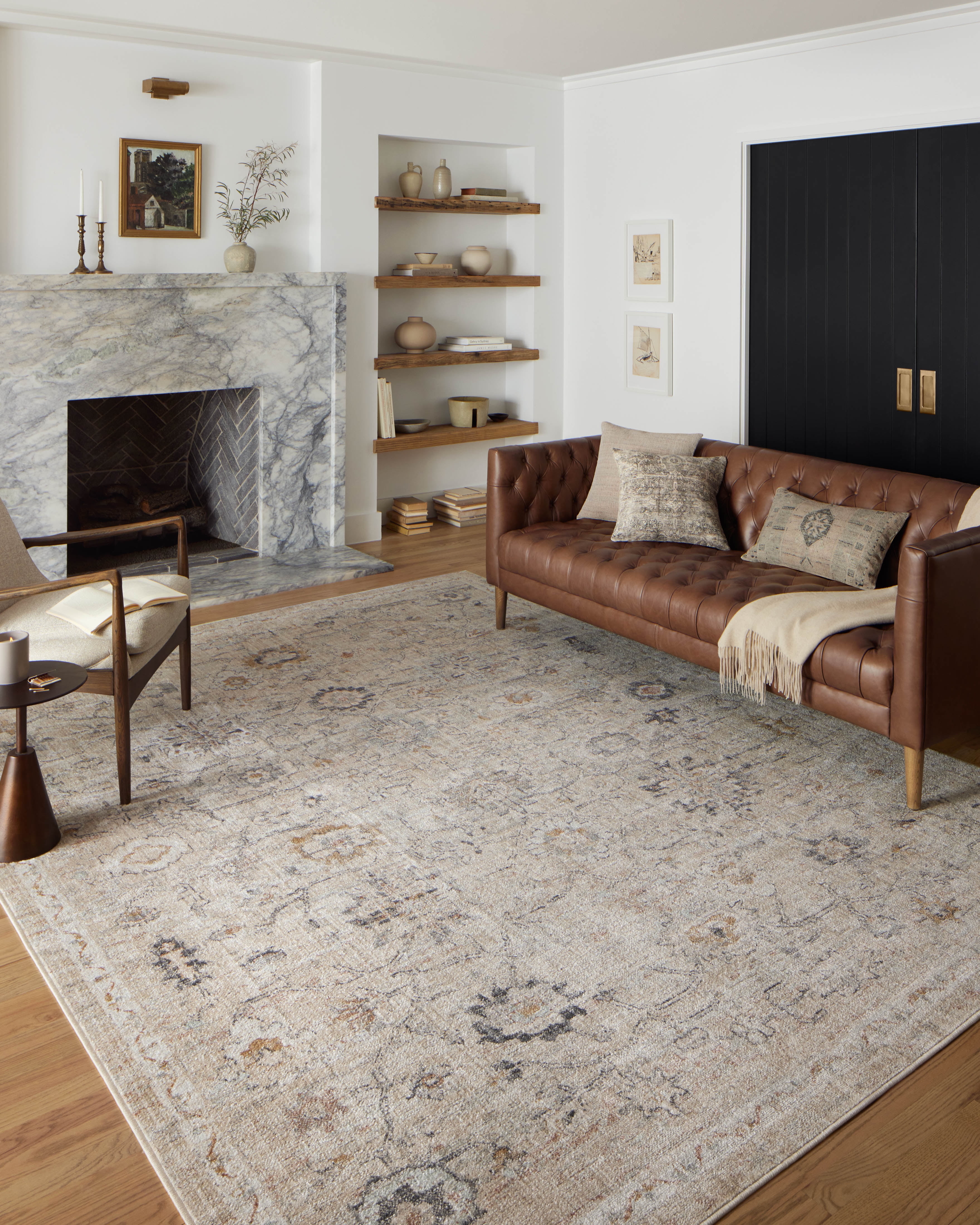 Loloi Monroe Natural / Multi 6'-7" x 9'-3" Area Rug