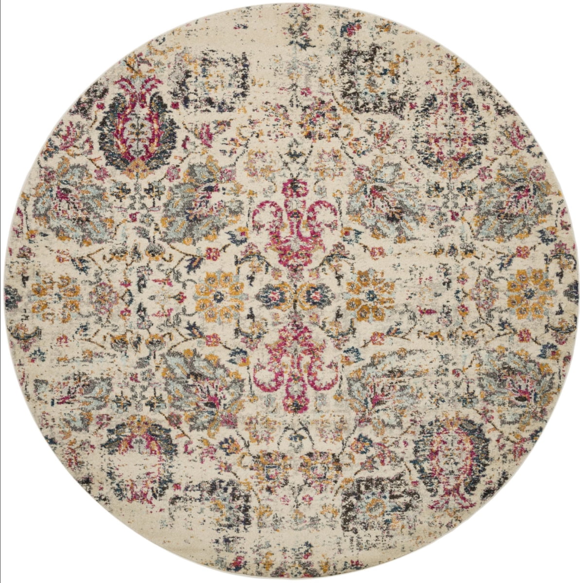 Loloi II Nadia Abstract Ivory / Fiesta Area Rug