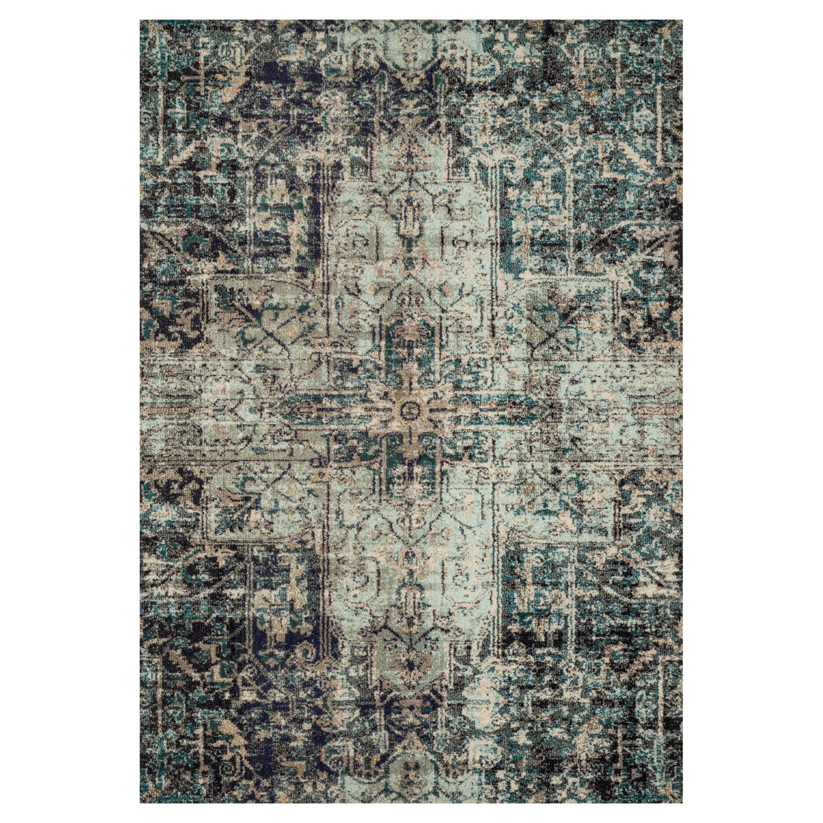 Loloi II Nadia Abstract Smoke / Slate Area Rug - Walmart.com