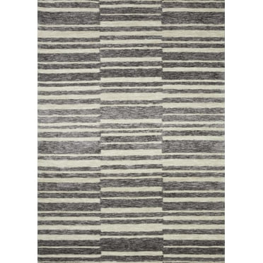 Loloi II Neda Oriental Natural / Slate 18" x 18" Sample Area Rug