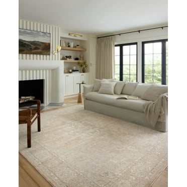 Loloi II Odette Beige / Silver 2'-7" x 12'-0" Runner Rug