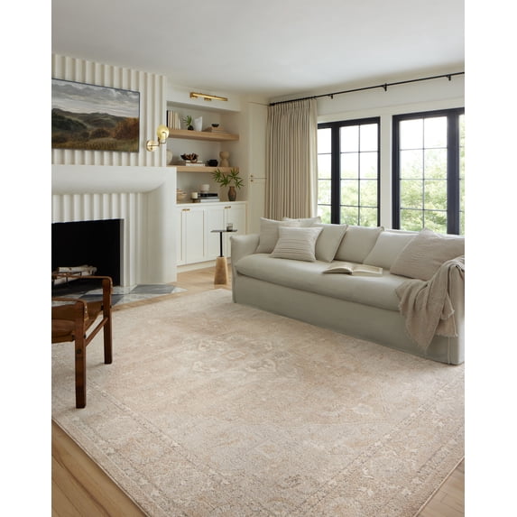 Loloi Odette Beige / Silver 7'-10" x 10' Area Rug