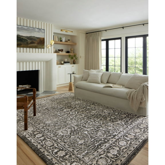 Loloi II Odette Charcoal / Silver 2'-3" x 3'-10" Accent Rug