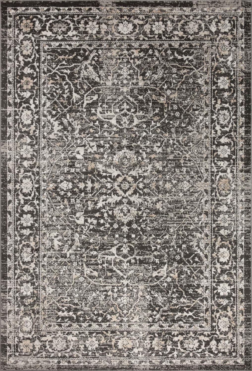 Loloi Odette Charcoal / Silver 2'-7" x 8'-0" Runner Rug