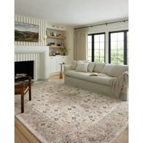 Loloi II Odette Ivory / Multi 18" x 18" Sample Rug