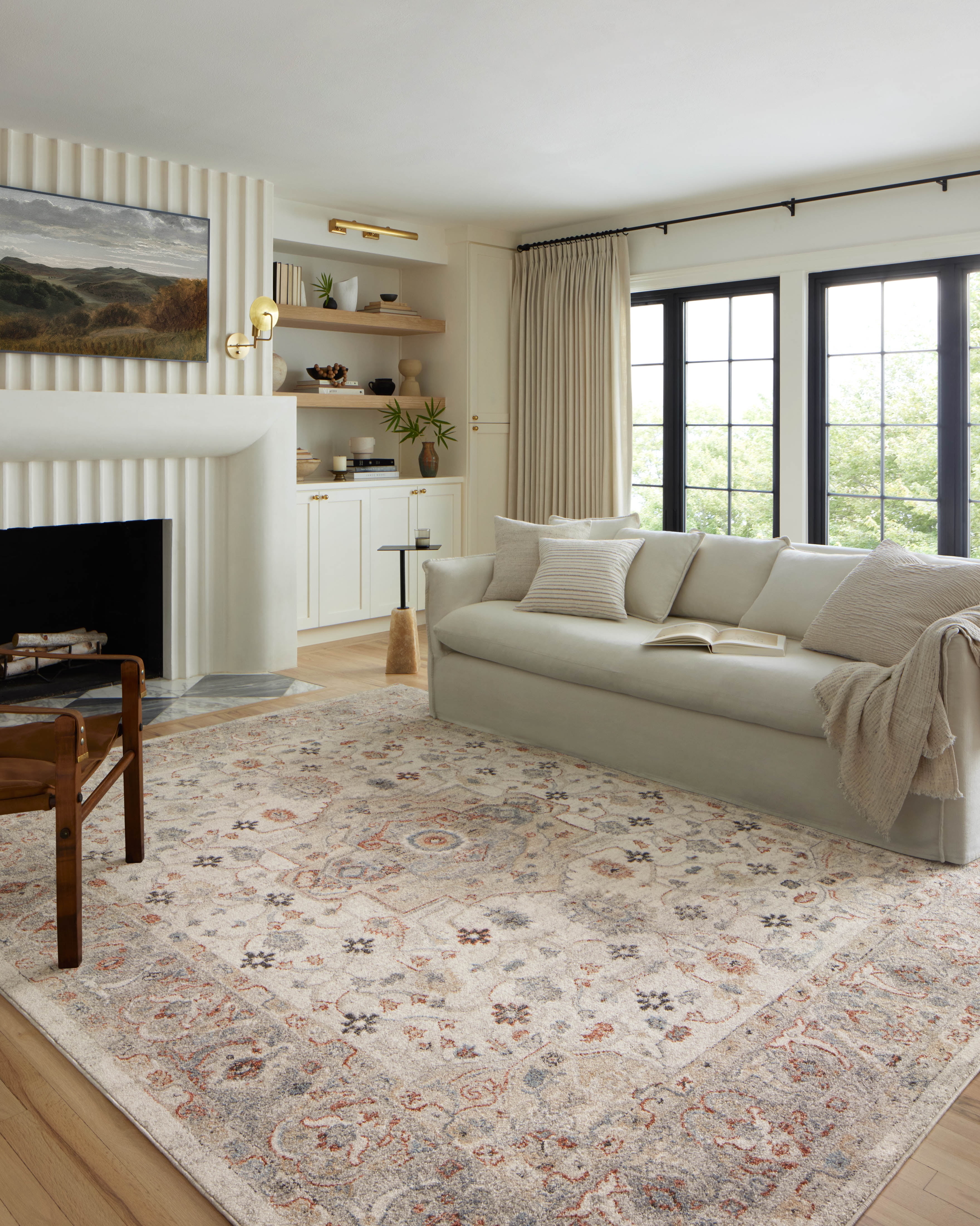 Loloi Odette Ivory / Multi 9'-2" x 13' Area Rug