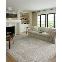 Loloi Odette Silver / Ivory 7'-10" x 10' Area Rug