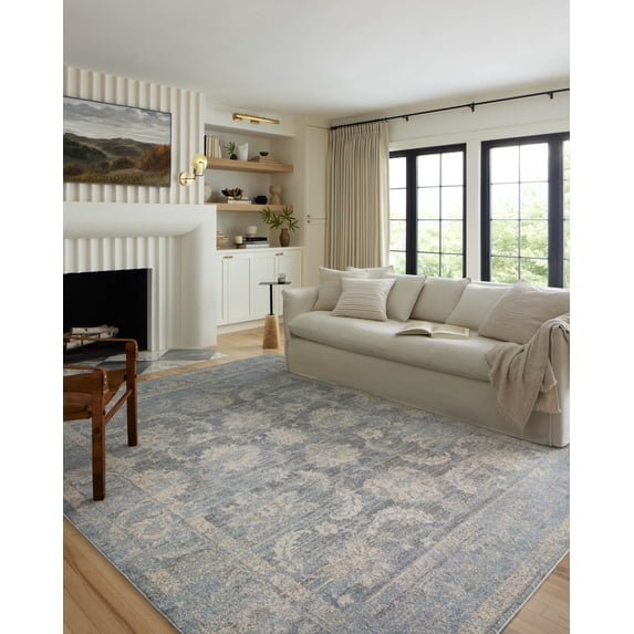 Loloi Odette Sky / Beige 7'-10" x 10' Area Rug