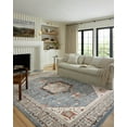 thumbnail image 1 of Loloi Odette Sky / Multi 4'-0" x 6'-0" Accent Rug, 1 of 7