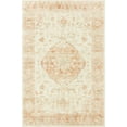 thumbnail image 1 of Loloi Rosette Ivory / Terracotta 2'-2" x 5' Accent Rug, 1 of 7