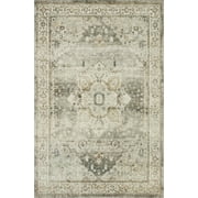 Loloi Rosette Sage / Beige 2-2" x 5 Accent Rug