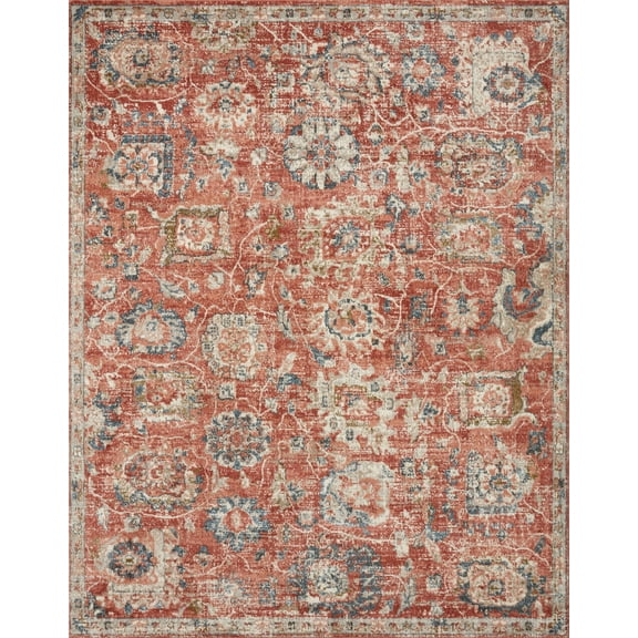 Loloi II Saban Collection SAB-08 Rust / Multi, Oriental Area Rug 2'-7" x 4'