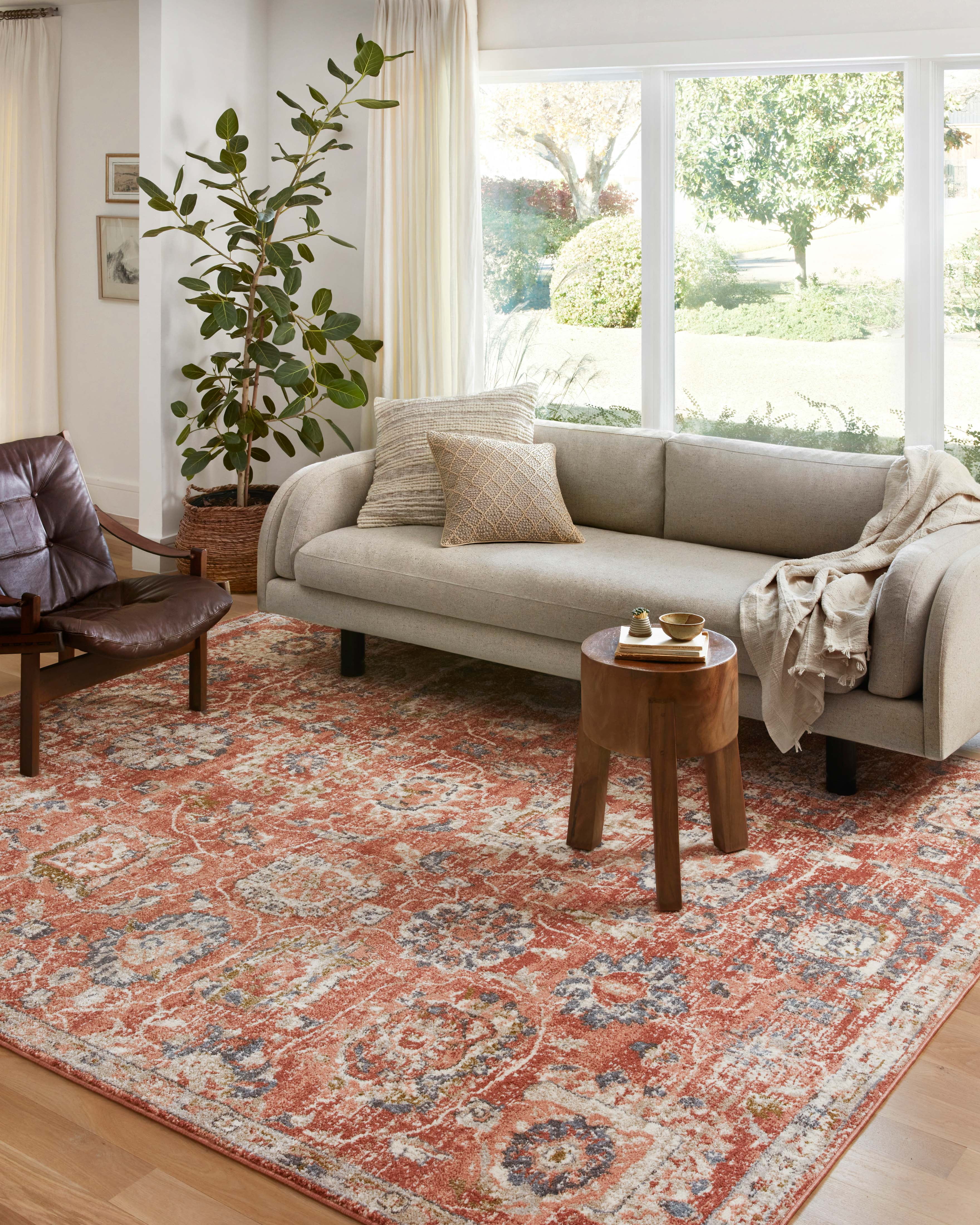 Loloi Saban Collection SAB-08 Rust / Multi, Oriental Area Rug 7'-10" x 10'