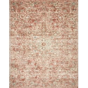 Loloi Saban SAB-02 Oriental Rust / Beige Area Rug 7-10 x 10