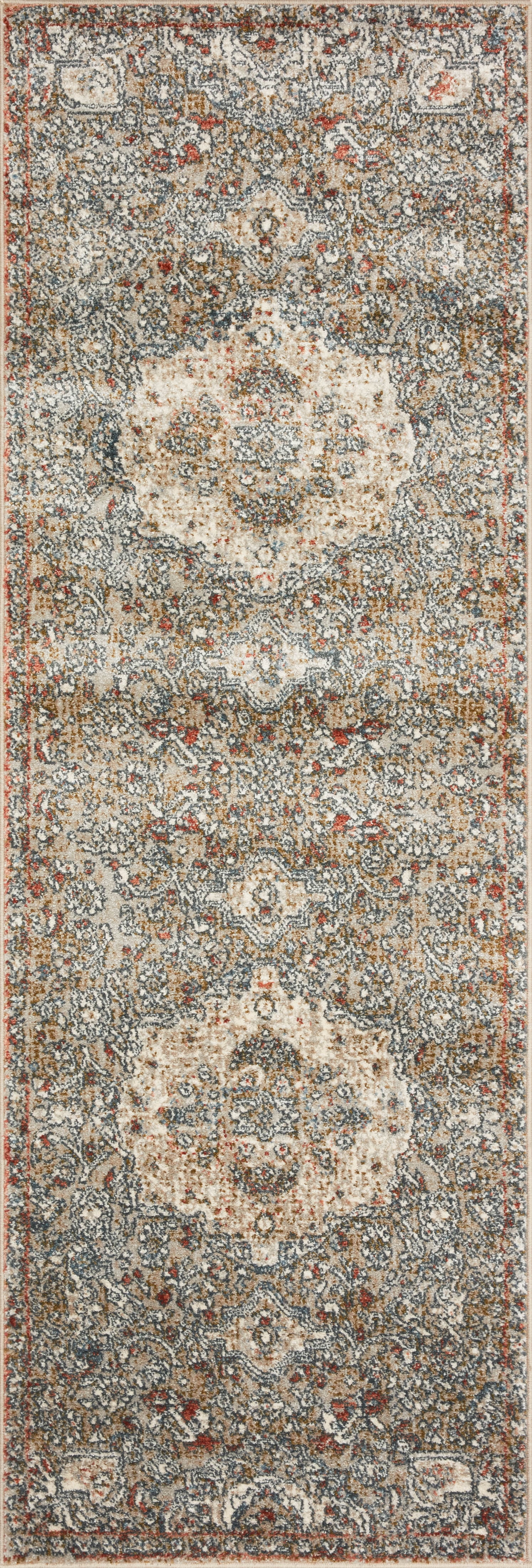 Loloi Saban SAB-07 Oriental Straw / Beige Area Rug 2'-7" x 10'-0"