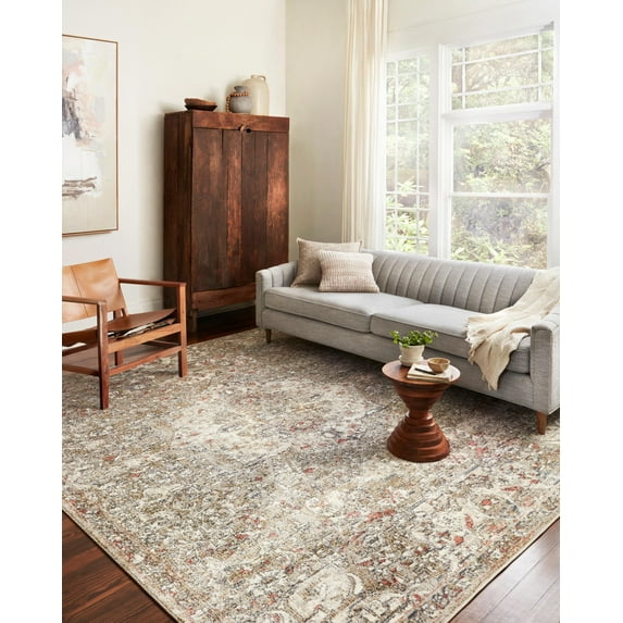 Loloi II Saban SAB-07 Oriental Straw / Beige Area Rug 6'-7" x 9'-3"