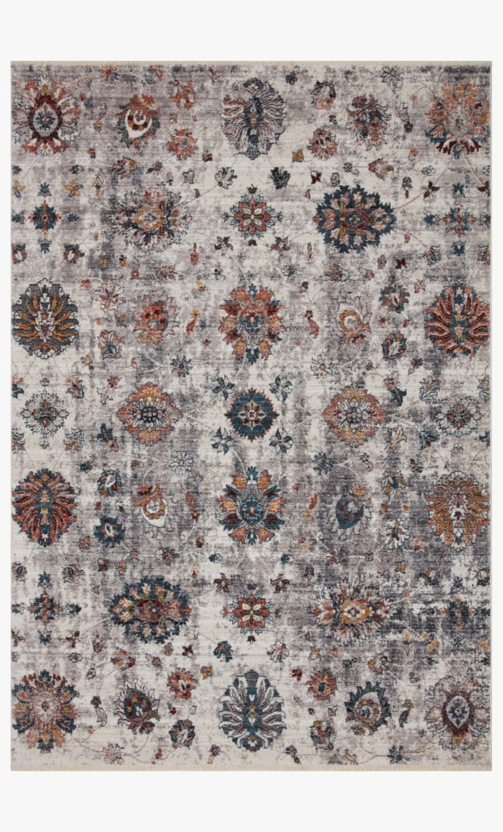 Loloi II Samra SAM-08 Ivory / Multi Oriental Area Rug 2'-3" x 3'-10"