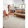 thumbnail image 1 of Loloi Rugs SAWYSAW-05SI007696 7 ft. 6 in. x 9 ft. 6 in. Sawyer Silver Contemporary Hand Loomed Rug, 1 of 6