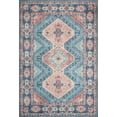 thumbnail image 1 of Loloi Skye Oriental Turquoise / Terracotta Area Rug, 1 of 6