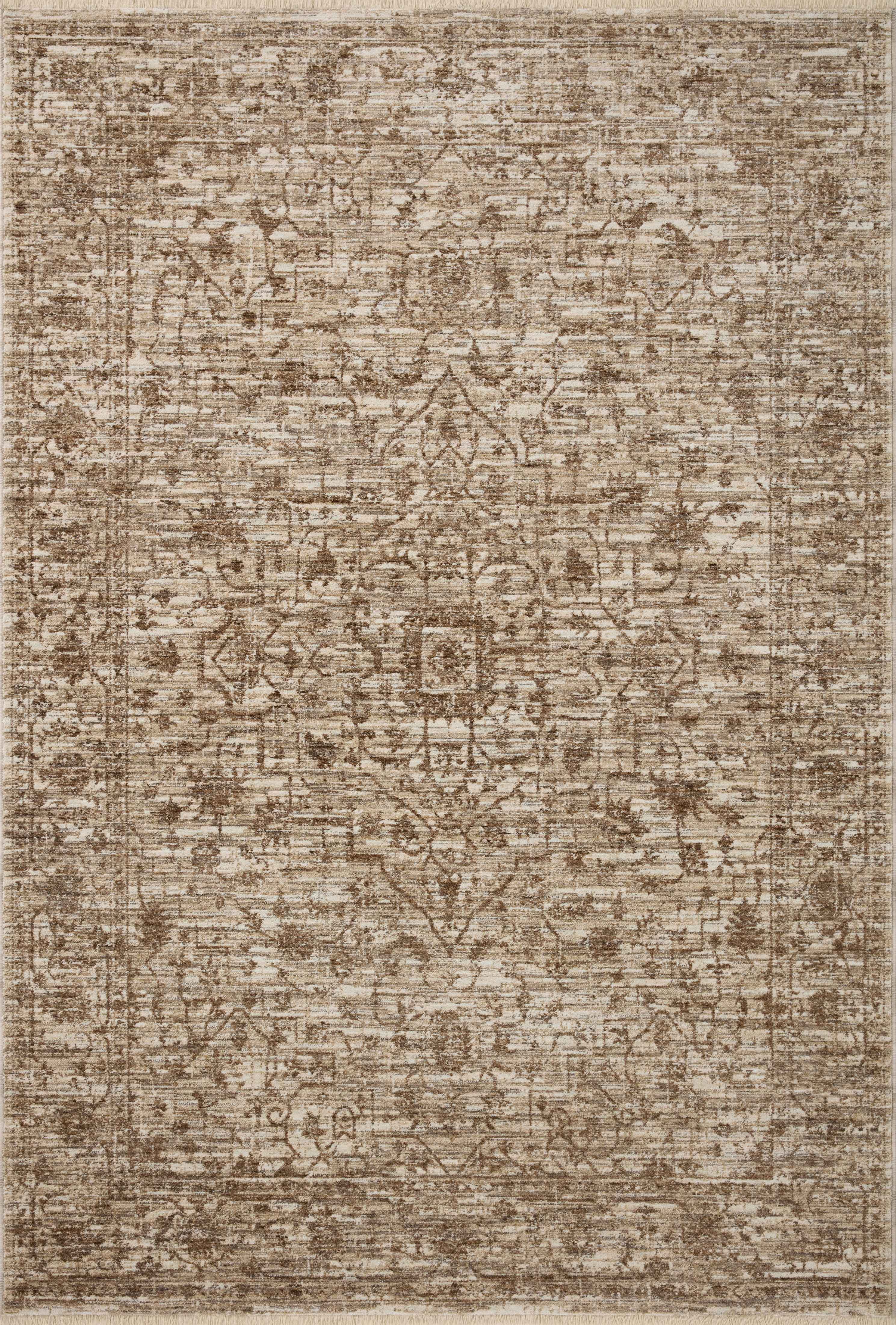 Sorrento Bark and Natural Oriental Wool Area Rug