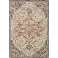 thumbnail image 1 of Loloi II Sorrento Ivory / Fiesta 5'-3" x 5'-3" Round Area Rug, 1 of 6