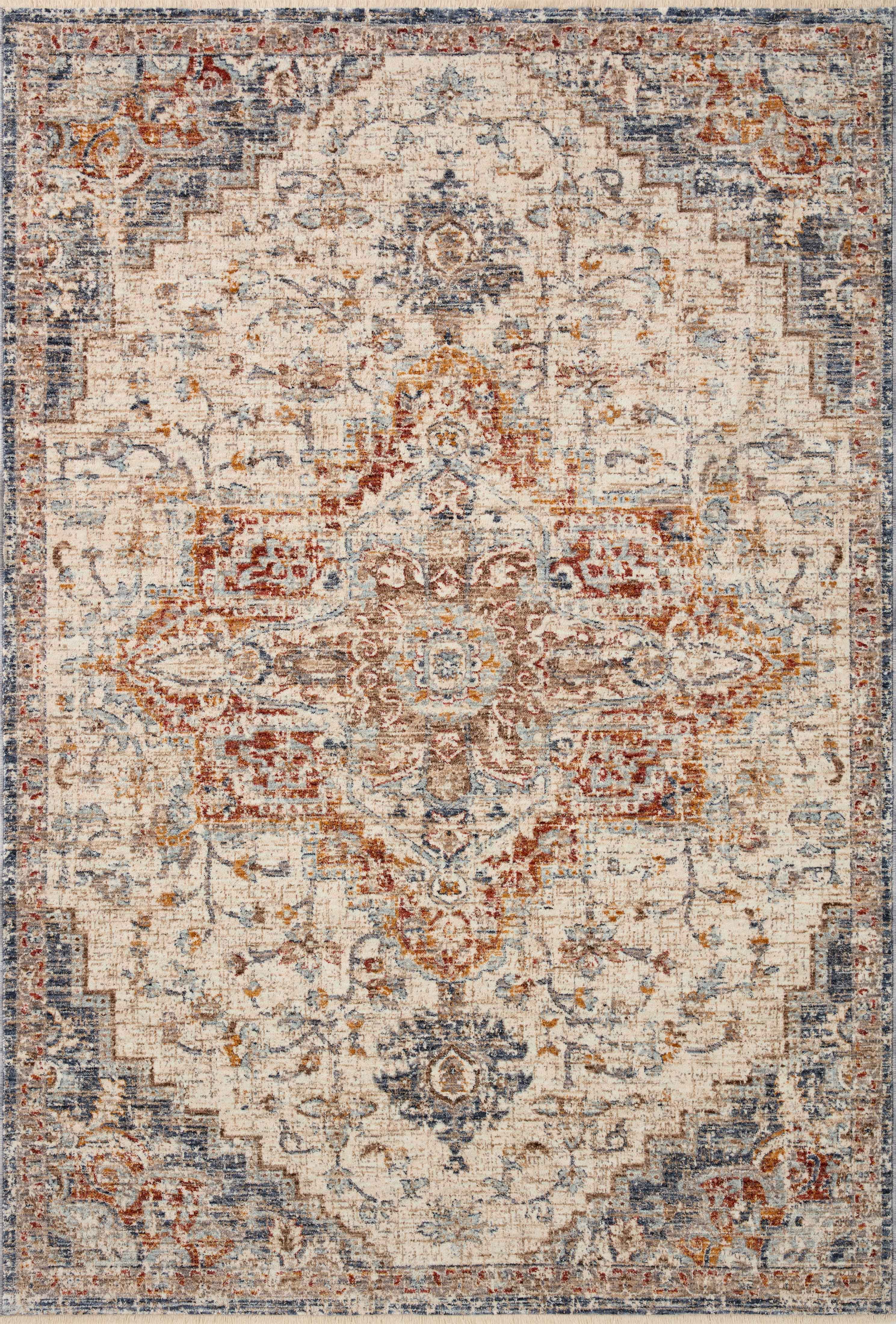 Loloi Sorrento Ivory / Fiesta 9'-6" x 13'-1" Area Rug