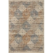 Loloi II Sorrento Ivory / Multi 5-3" x 5-3" Round Area Rug