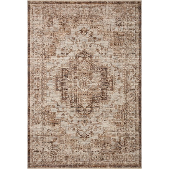 Loloi Sorrento Mocha / Multi 18" x 18" Sample Area Rug