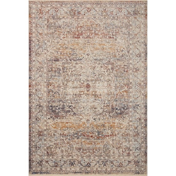Loloi Sorrento Natural / Multi 2'-7" x 10'-0" Area Rug