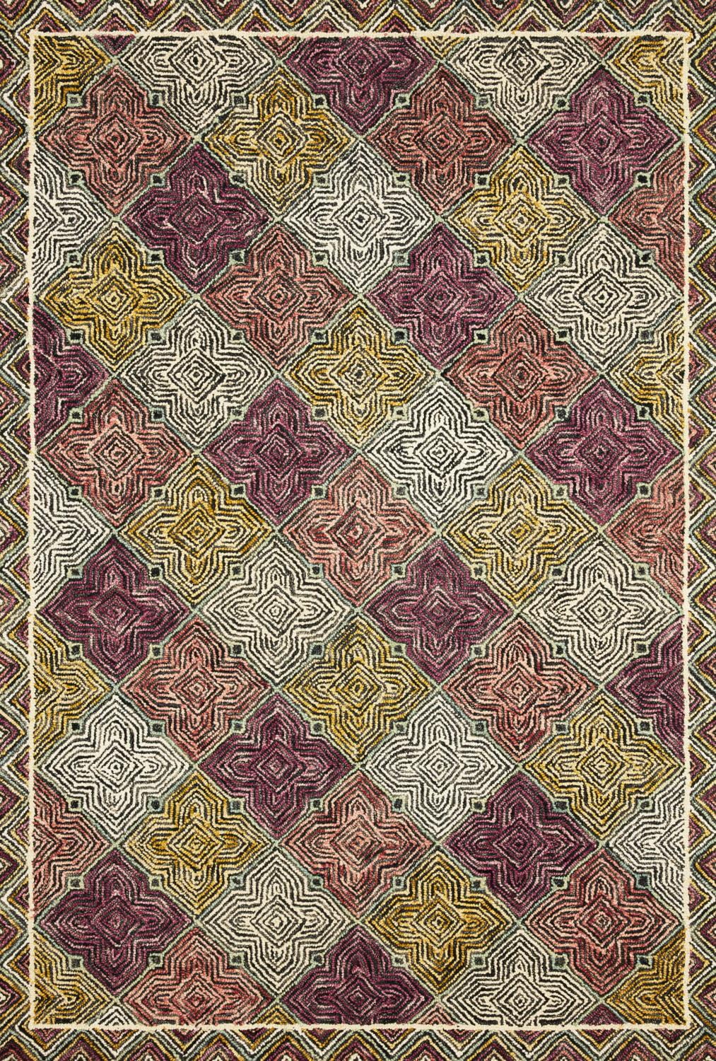 Loloi Spectrum Geometric Charcoal / Multi Area Rug