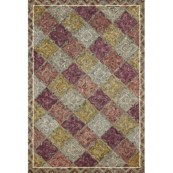 Loloi Spectrum Geometric Charcoal / Multi Area Rug