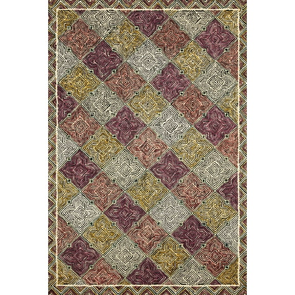 Loloi II Spectrum Geometric Charcoal / Multi Area Rug